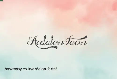 Ardalan Farin
