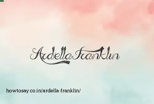 Ardella Franklin