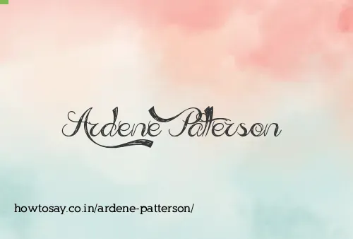 Ardene Patterson