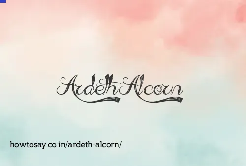 Ardeth Alcorn