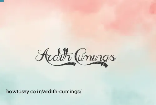 Ardith Cumings