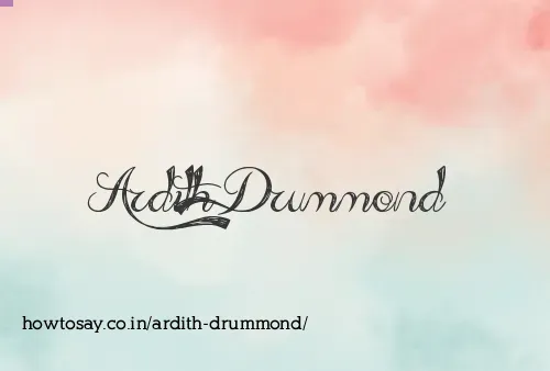 Ardith Drummond