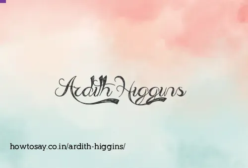 Ardith Higgins