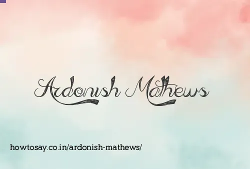 Ardonish Mathews