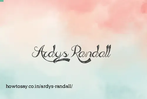 Ardys Randall