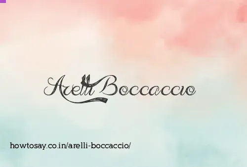 Arelli Boccaccio