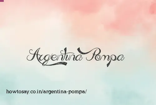 Argentina Pompa
