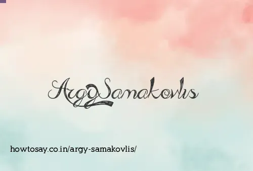 Argy Samakovlis