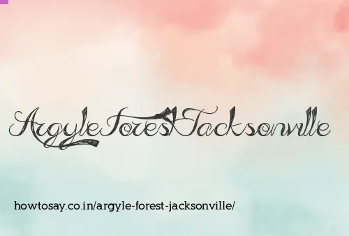 Argyle Forest Jacksonville