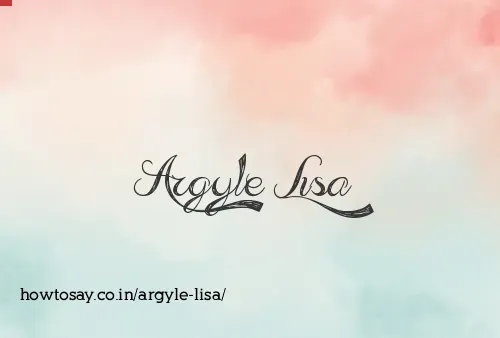 Argyle Lisa