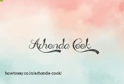 Arhonda Cook