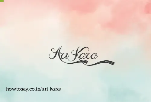 Ari Kara