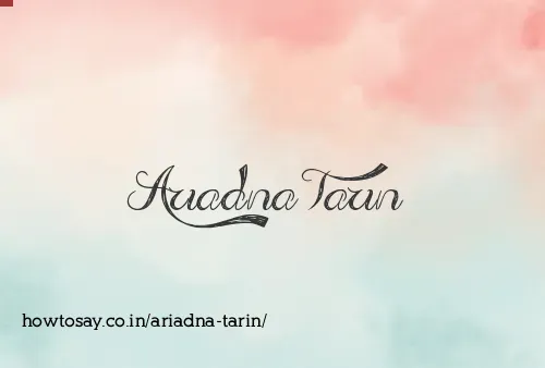 Ariadna Tarin