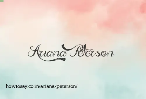 Ariana Peterson