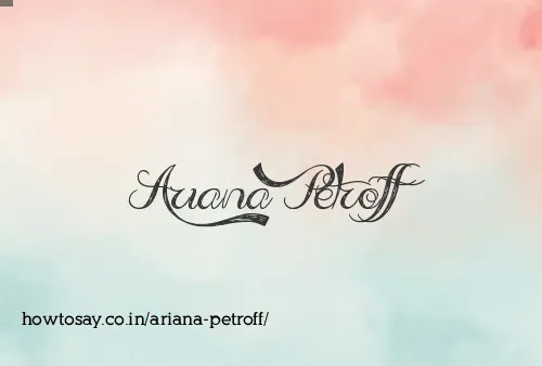 Ariana Petroff