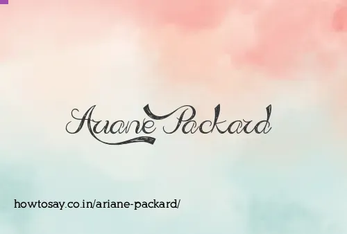 Ariane Packard