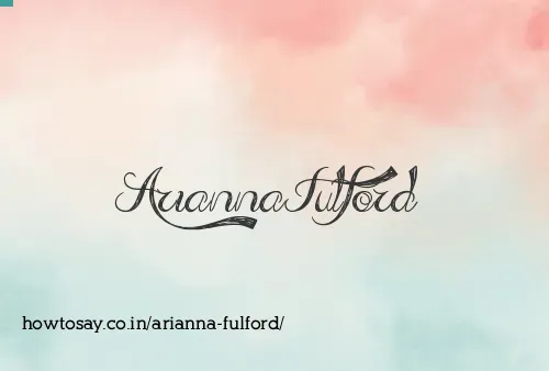 Arianna Fulford