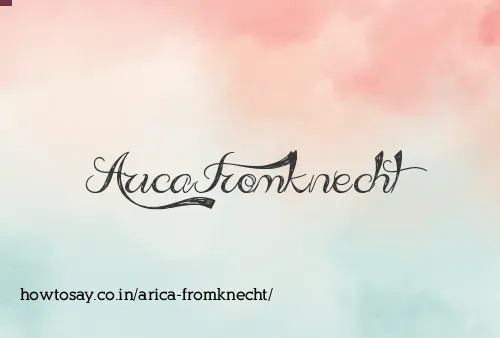 Arica Fromknecht
