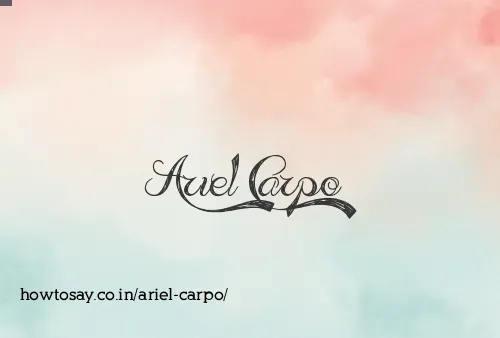 Ariel Carpo