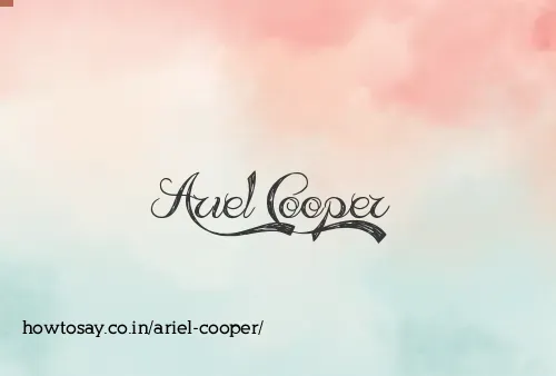 Ariel Cooper