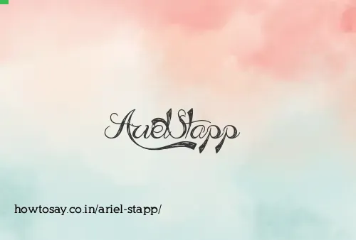 Ariel Stapp
