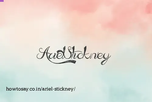 Ariel Stickney