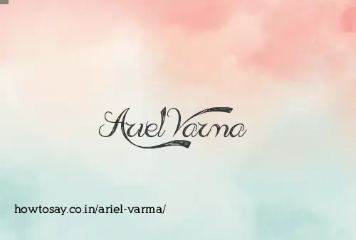 Ariel Varma
