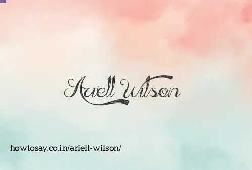 Ariell Wilson