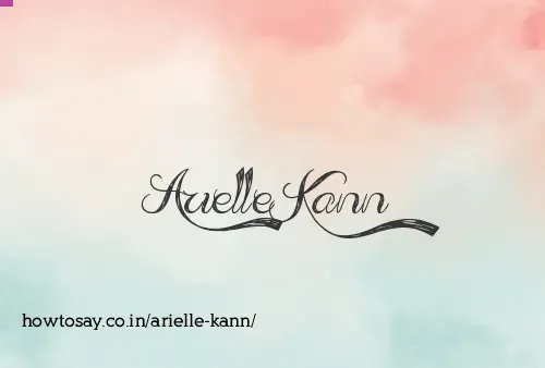 Arielle Kann