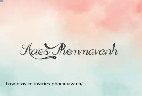 Aries Phommavanh