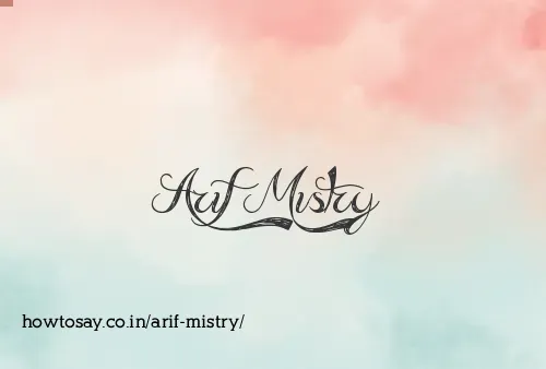 Arif Mistry