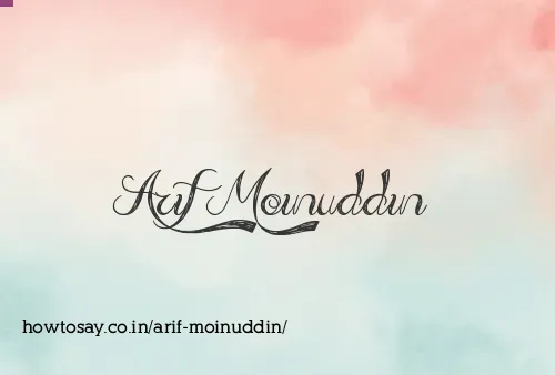 Arif Moinuddin
