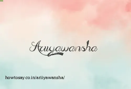 Ariiyawansha