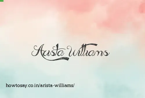 Arista Williams