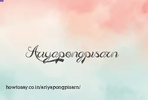 Ariyapongpisarn