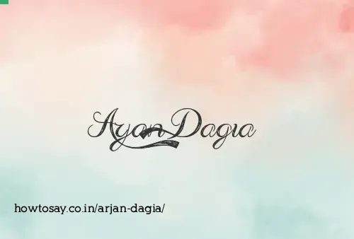 Arjan Dagia