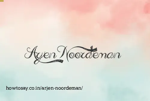 Arjen Noordeman