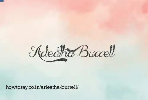 Arleatha Burrell