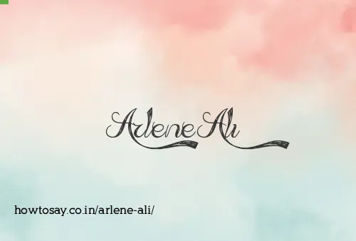 Arlene Ali