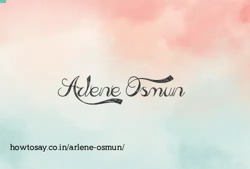 Arlene Osmun