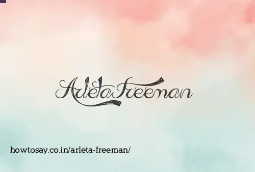Arleta Freeman