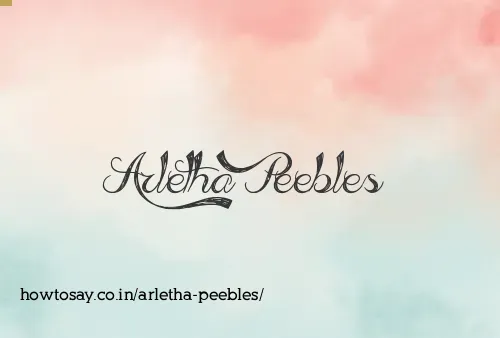 Arletha Peebles