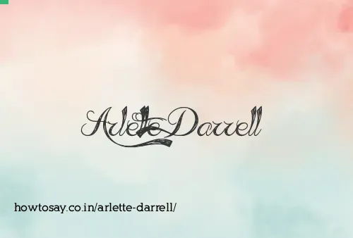Arlette Darrell