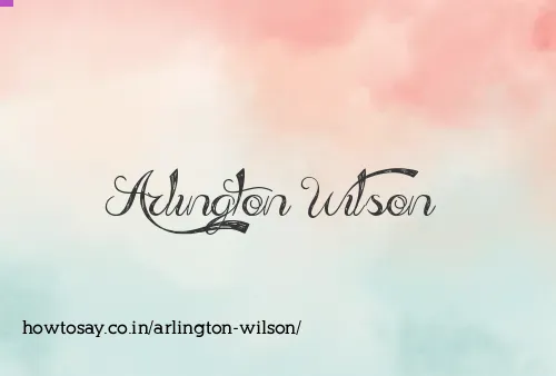 Arlington Wilson