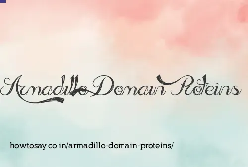 Armadillo Domain Proteins