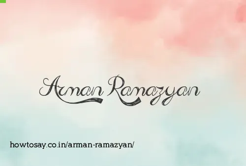 Arman Ramazyan
