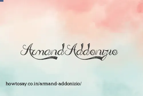 Armand Addonizio