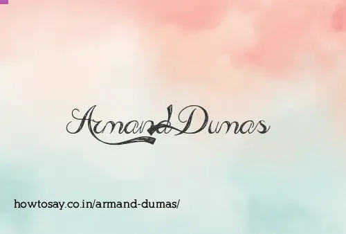 Armand Dumas