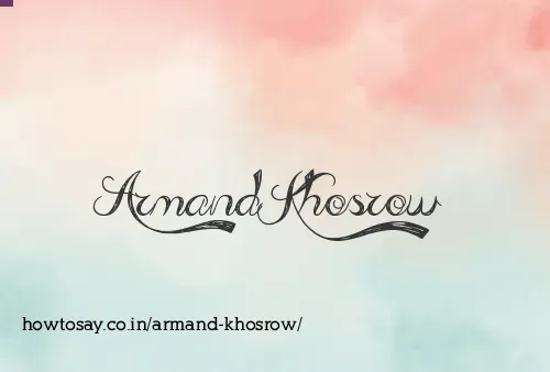 Armand Khosrow
