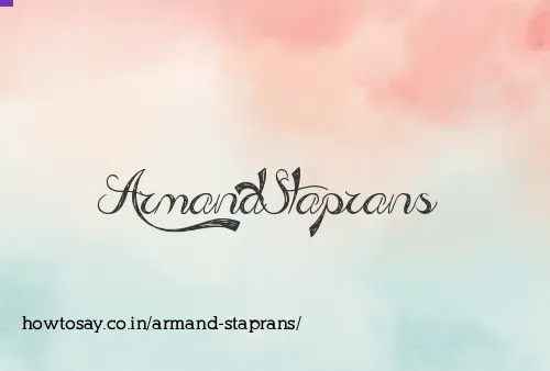 Armand Staprans